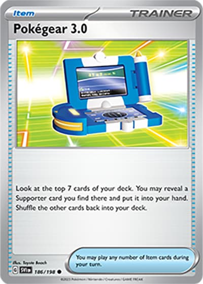 Pokégear 3.0（SVI 186/198 Common / Scarlet & Violet / Scarlet & Violet）