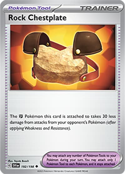 Rock Chestplate（SVI 192/198 Uncommon / Scarlet & Violet / Scarlet & Violet）