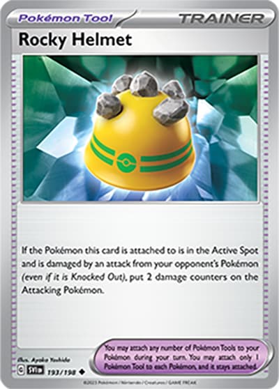 Rocky Helmet（SVI 193/198 Uncommon / Scarlet & Violet / Scarlet & Violet）