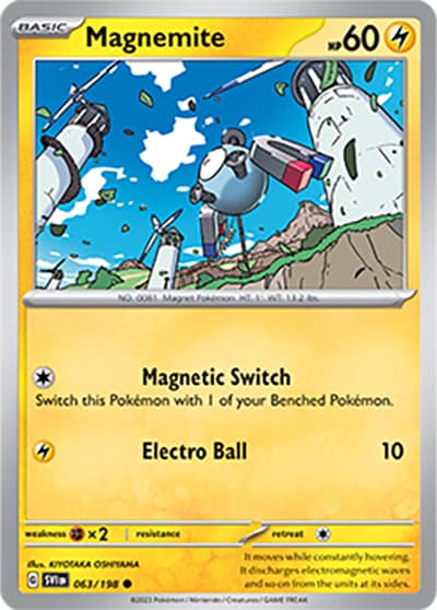 Magnemite（SVI 063/198 Common / Scarlet & Violet / Scarlet & Violet）