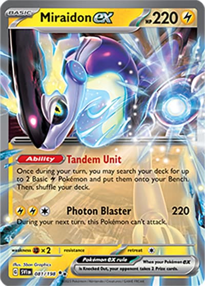 Miraidon ex（SVI 081/198 Double Rare / Scarlet & Violet / Scarlet & Violet）