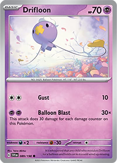 Drifloon（SVI 089/198 Common / Scarlet & Violet / Scarlet & Violet）