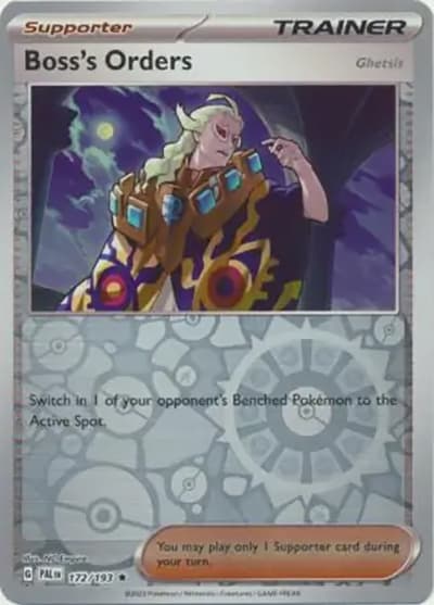 Boss's Orders（Ghetsis）（PAL 172/193 Reverse Holo / Paldea Evolved / Scarlet & Violet）