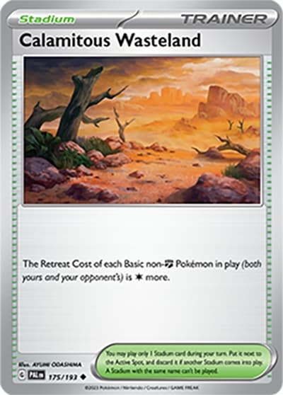 Calamitous Wasteland（PAL 175/193 Uncommon / Paldea Evolved / Scarlet & Violet）