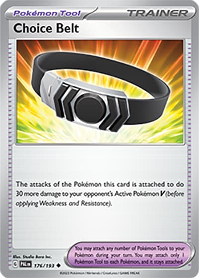 Choice Belt（PAL 176/193 Uncommon / Paldea Evolved / Scarlet & Violet）