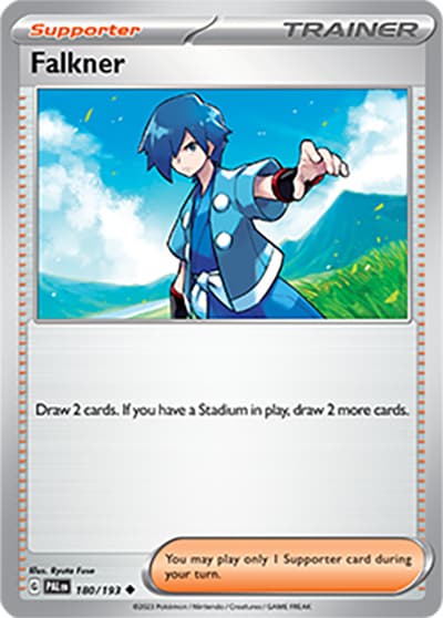 Falkner（PAL 180/193 Uncommon / Paldea Evolved / Scarlet & Violet）