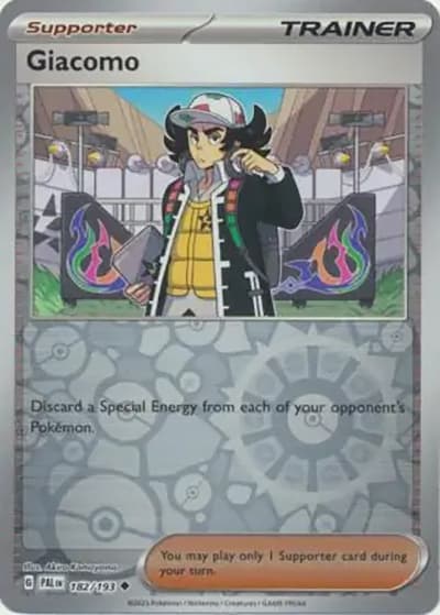 Giacomo（PAL 182/193 Reverse Holo / Paldea Evolved / Scarlet & Violet）