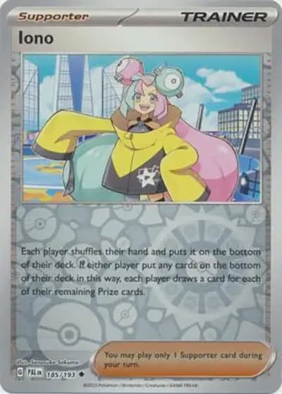 Iono（PAL 185/193 Reverse Holo / Paldea Evolved / Scarlet & Violet）