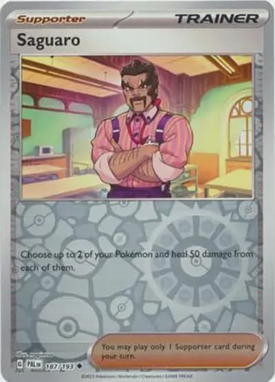 Saguaro（PAL 187/193 Reverse Holo / Paldea Evolved / Scarlet & Violet）