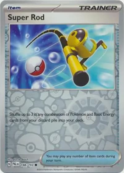 Super Rod（PAL 188/193 Reverse Holo / Paldea Evolved / Scarlet & Violet）
