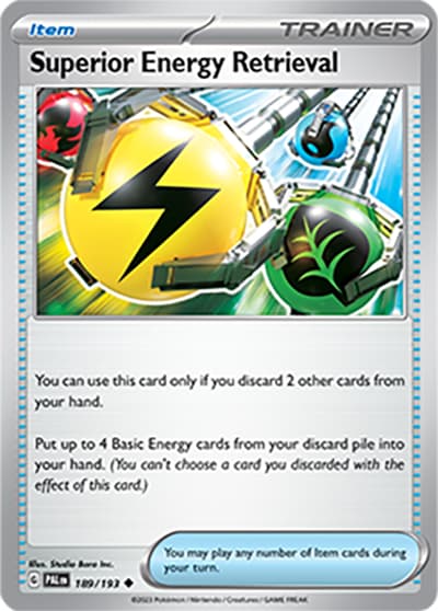 Superior Energy Retrieval（PAL 189/193 Uncommon / Paldea Evolved / Scarlet & Violet）