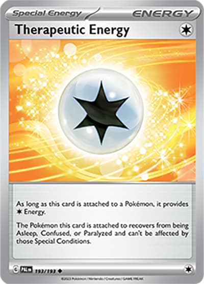 Therapeutic Energy（PAL 193/193 Uncommon / Paldea Evolved / Scarlet & Violet）