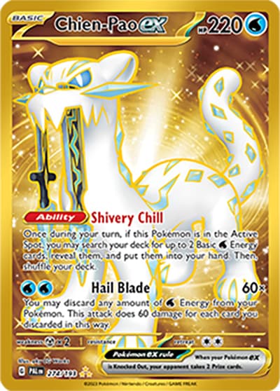 Chien-Pao ex（PAL 274/193 Hyper Rare / Paldea Evolved / Scarlet & Violet）