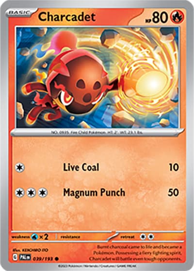 Charcadet（PAL 039/193 Common / Paldea Evolved / Scarlet & Violet）