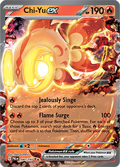 Chi-Yu ex（PAL 040/193 Double Rare / Paldea Evolved / Scarlet & Violet）