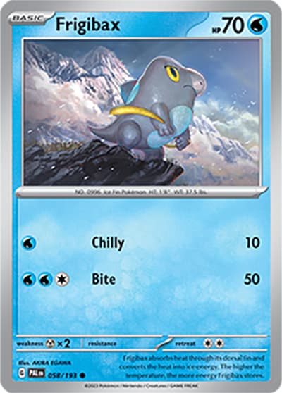 Frigibax（PAL 058/193 Common / Paldea Evolved / Scarlet & Violet）
