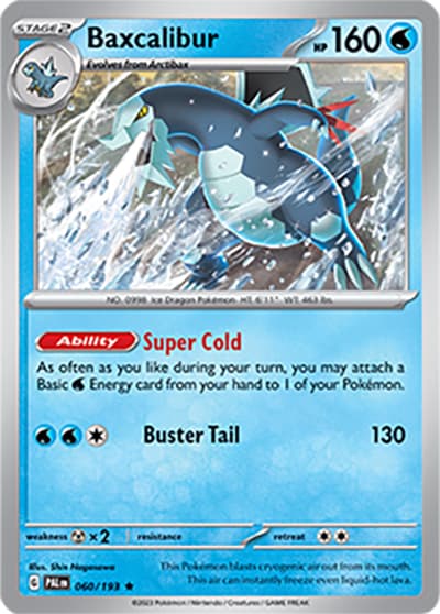 Baxcalibur（PAL 060/193 Rare / Paldea Evolved / Scarlet & Violet）