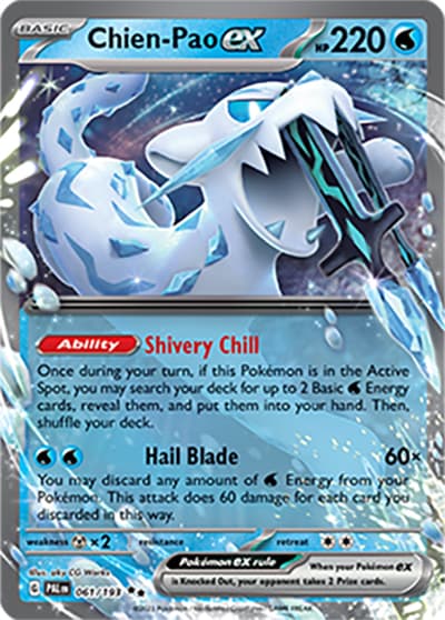 Chien-Pao ex（PAL 061/193 Double Rare / Paldea Evolved / Scarlet & Violet）