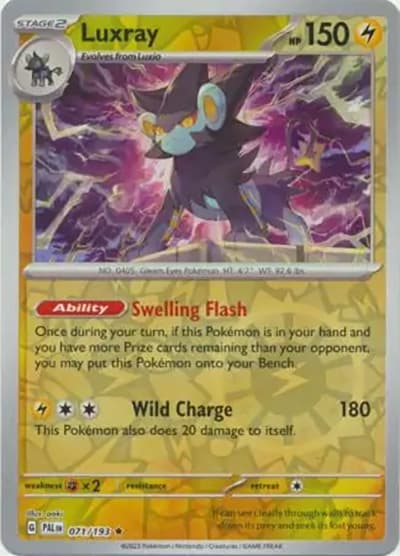 Luxray（PAL 071/193 Reverse Holo / Paldea Evolved / Scarlet & Violet）