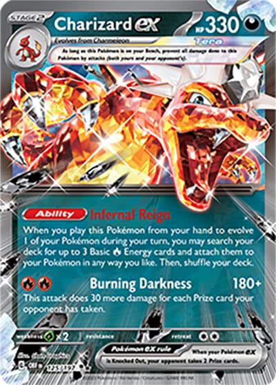 Charizard ex（OBF 125/197 Double Rare / Obsidian Flames / Scarlet & Violet）