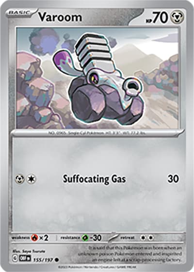 Varoom（OBF 155/197 Common / Obsidian Flames / Scarlet & Violet）