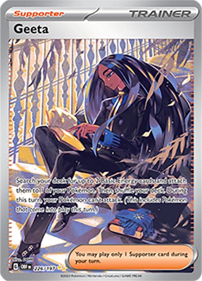 Geeta（OBF 226/197 Special Illustration Rare / Obsidian Flames / Scarlet & Violet）