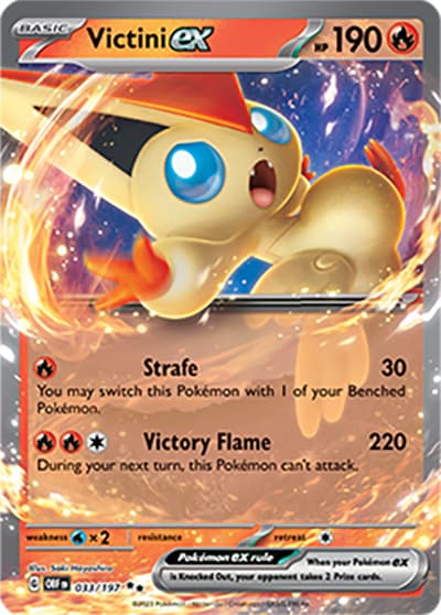 Victini ex（OBF 033/197 Double Rare / Obsidian Flames / Scarlet & Violet）