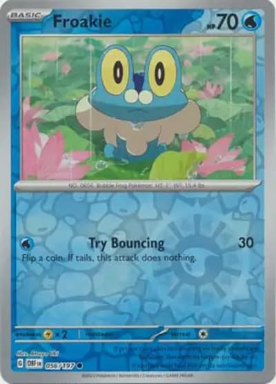 Froakie（OBF 056/197 Reverse Holo / Obsidian Flames / Scarlet & Violet）