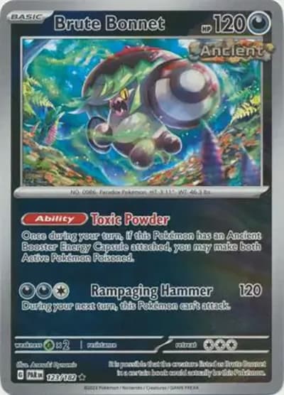Brute Bonnet（PAR 123/182 Reverse Holo / Paradox Rift / Scarlet & Violet）
