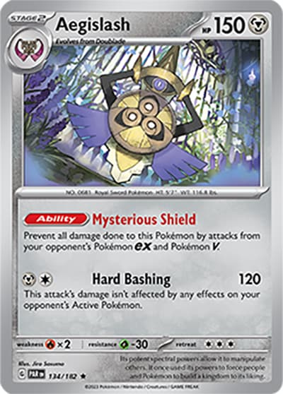 Aegislash（PAR 134/182 Rare / Paradox Rift / Scarlet & Violet）