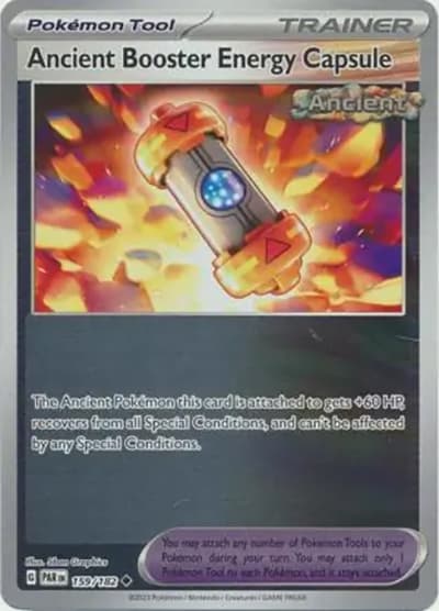 Ancient Booster Energy Capsule（PAR 159/182 Reverse Holo / Paradox Rift / Scarlet & Violet）
