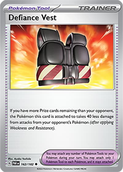 Defiance Vest（PAR 162/182 Uncommon / Paradox Rift / Scarlet & Violet）