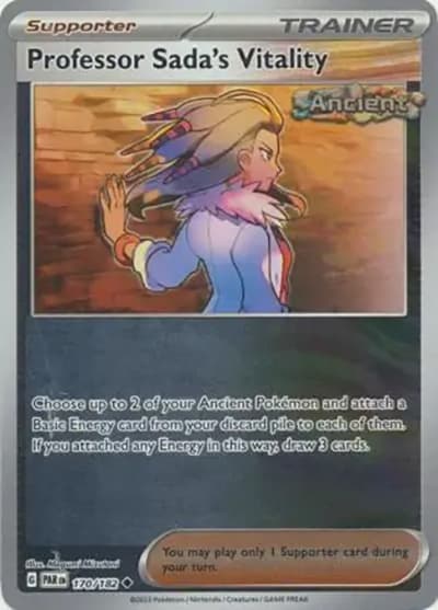 Professor Sada's Vitality（PAR 170/182 Reverse Holo / Paradox Rift / Scarlet & Violet）