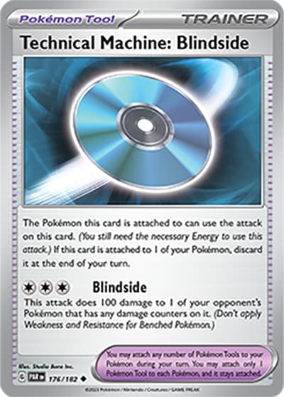 Technical Machine: Blindside（PAR 176/182 Uncommon / Paradox Rift / Scarlet & Violet）