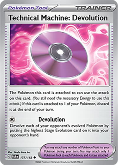 Technical Machine: Devolution（PAR 177/182 Uncommon / Paradox Rift / Scarlet & Violet）
