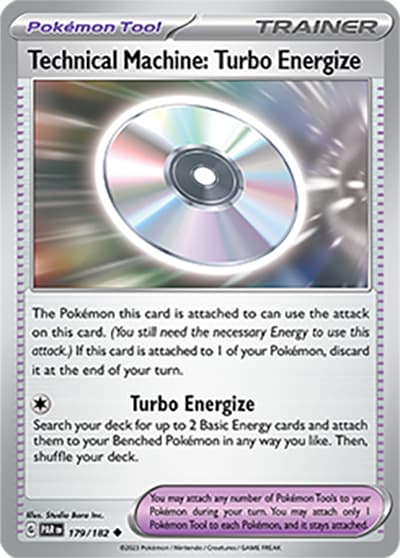 Technical Machine: Turbo Energize（PAR 179/182 Uncommon / Paradox Rift / Scarlet & Violet）