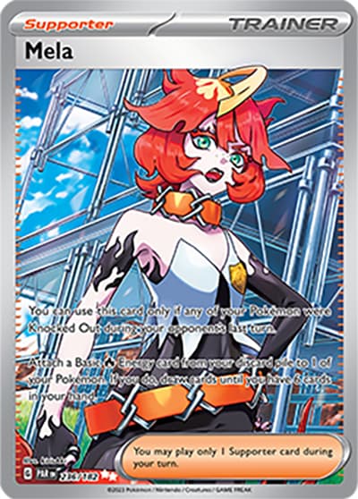 Mela（PAR 236/182 Ultra Rare / Paradox Rift / Scarlet & Violet）