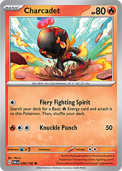 Charcadet（PAR 026/182 Common / Paradox Rift / Scarlet & Violet）