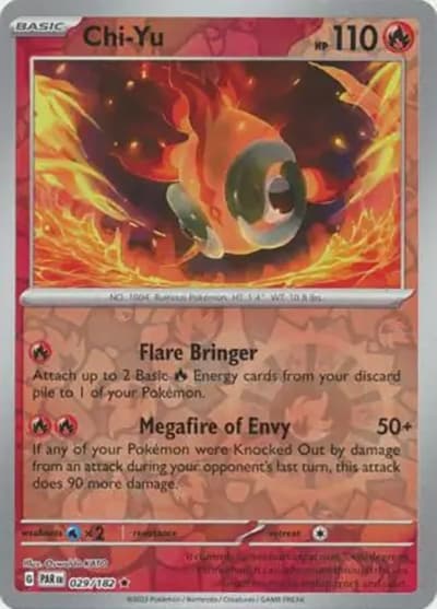 Chi-Yu（PAR 029/182 Reverse Holo / Paradox Rift / Scarlet & Violet）