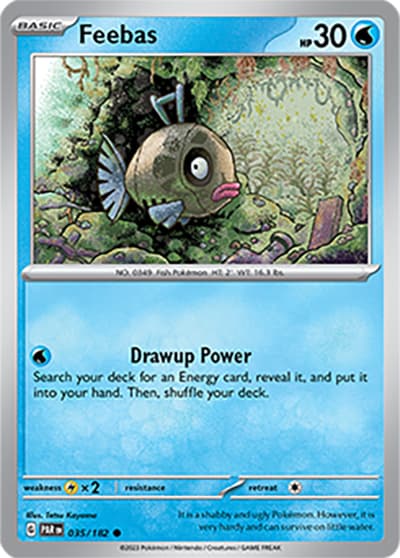 Feebas（PAR 035/182 Common / Paradox Rift / Scarlet & Violet）