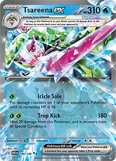 Tsareena ex（PAR 046/182 Double Rare / Paradox Rift / Scarlet & Violet）