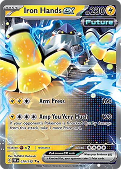 Iron Hands ex（PAR 070/182 Double Rare / Paradox Rift / Scarlet & Violet）