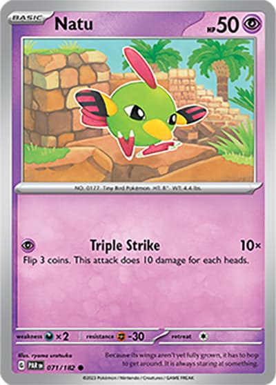 Natu（PAR 071/182 Common / Paradox Rift / Scarlet & Violet）