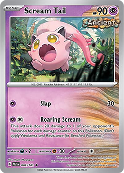 Scream Tail（PAR 086/182 Uncommon / Paradox Rift / Scarlet & Violet）