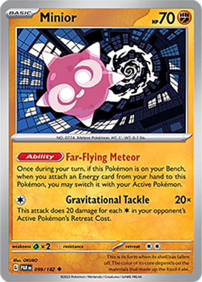 Minior（PAR 099/182 Uncommon / Paradox Rift / Scarlet & Violet）