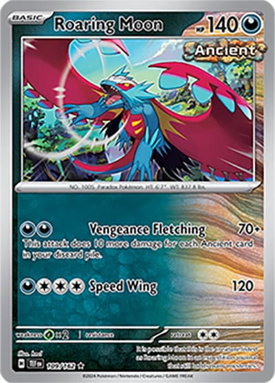 Roaring Moon（TEF 109/162 Rare / Temporal Forces / Scarlet & Violet）