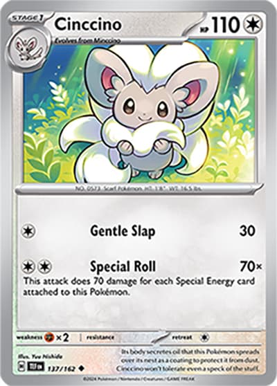 Cinccino（TEF 137/162 Uncommon / Temporal Forces / Scarlet & Violet）