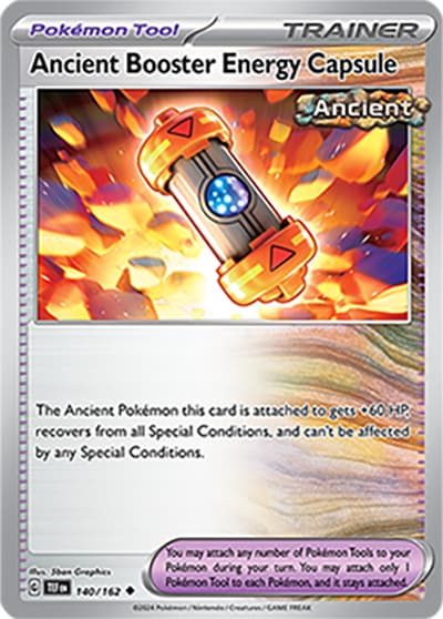 Ancient Booster Energy Capsule（TEF 140/162 Uncommon / Temporal Forces / Scarlet & Violet）