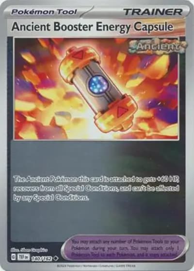 Ancient Booster Energy Capsule（TEF 140/162 Reverse Holo / Temporal Forces / Scarlet & Violet）