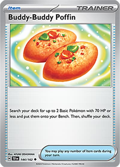 Buddy-Buddy Poffin（TEF 144/162 Uncommon / Temporal Forces / Scarlet & Violet）